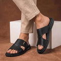 Sandales Orthopédiques pour Hommes à Semelle Plate pour Pieds Larges et Confort Tout au Long de la Journée