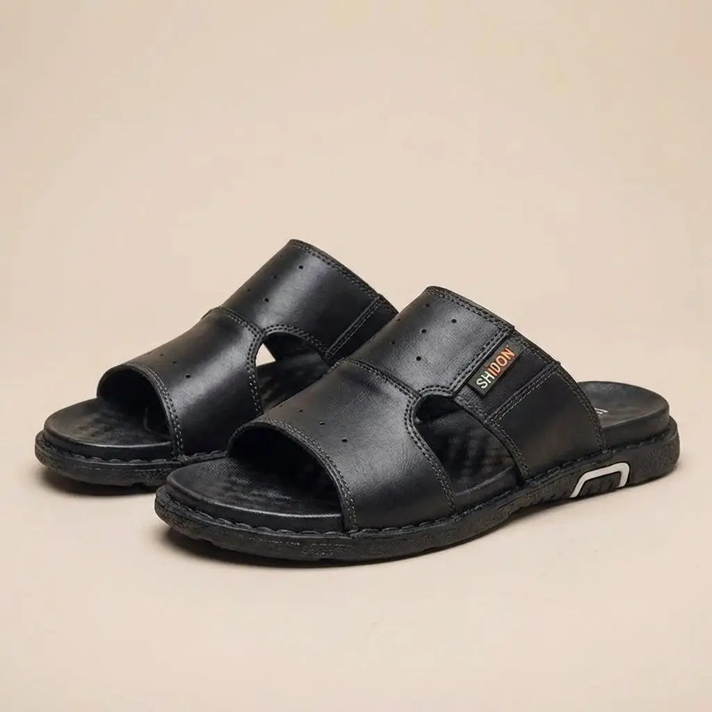 Sandales Orthopédiques pour Hommes à Semelle Plate pour Pieds Larges et Confort Tout au Long de la Journée