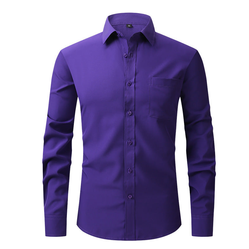 Chemise Professionnelle pour Hommes - Coupe Ajustée et Polyvalente