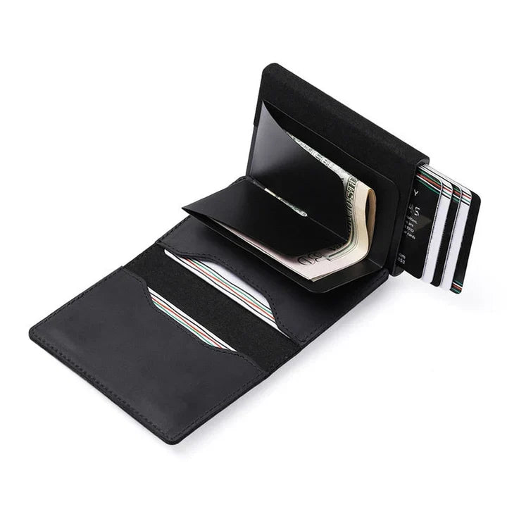 Portefeuille Slim RFID pour Hommes avec Support de Traceur