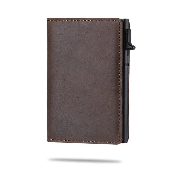 Portefeuille Slim RFID pour Hommes avec Support de Traceur