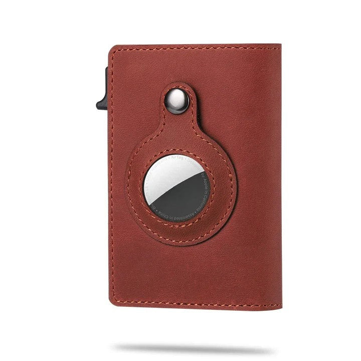 Portefeuille Slim RFID pour Hommes avec Support de Traceur