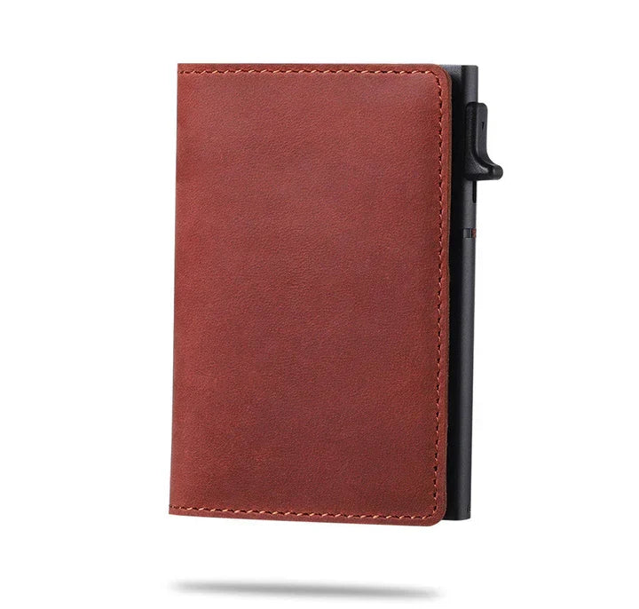 Portefeuille Slim RFID pour Hommes avec Support de Traceur