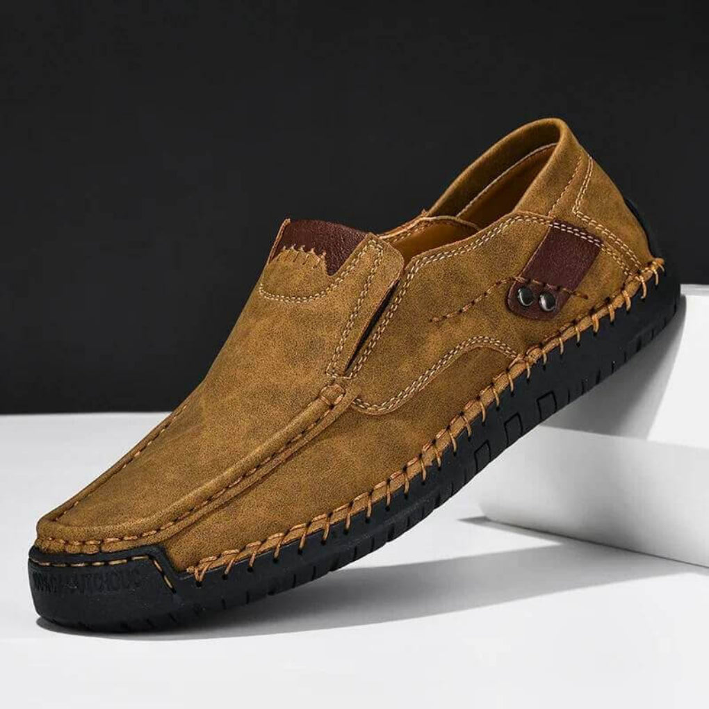 Chaussures Slip-On pour Hommes avec Support de Voûte Plantaire pour un Équilibre Amélioré