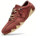 Chaussures rétro stylées pour hommes avec lacets sécurisés