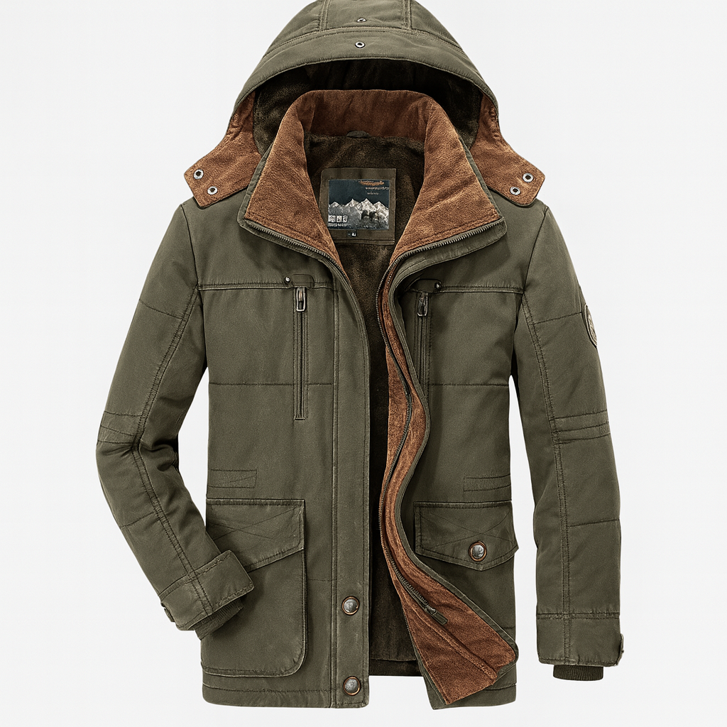 Veste d'Hiver Imperméable pour Hommes - Vêtements Extérieurs Chaleureux et Respirants