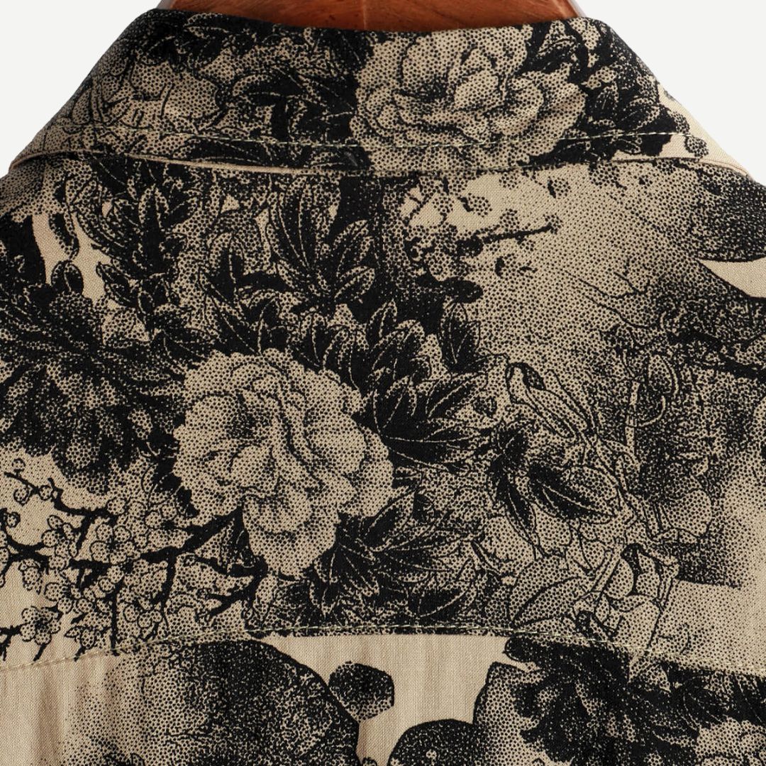 Chemise à manches courtes Vintage Blossom AirLight pour hommes