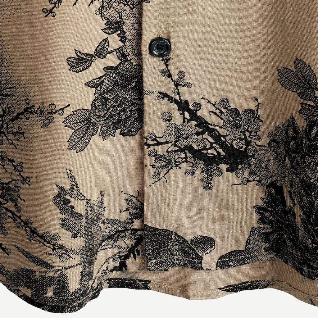 Chemise à manches courtes Vintage Blossom AirLight pour hommes