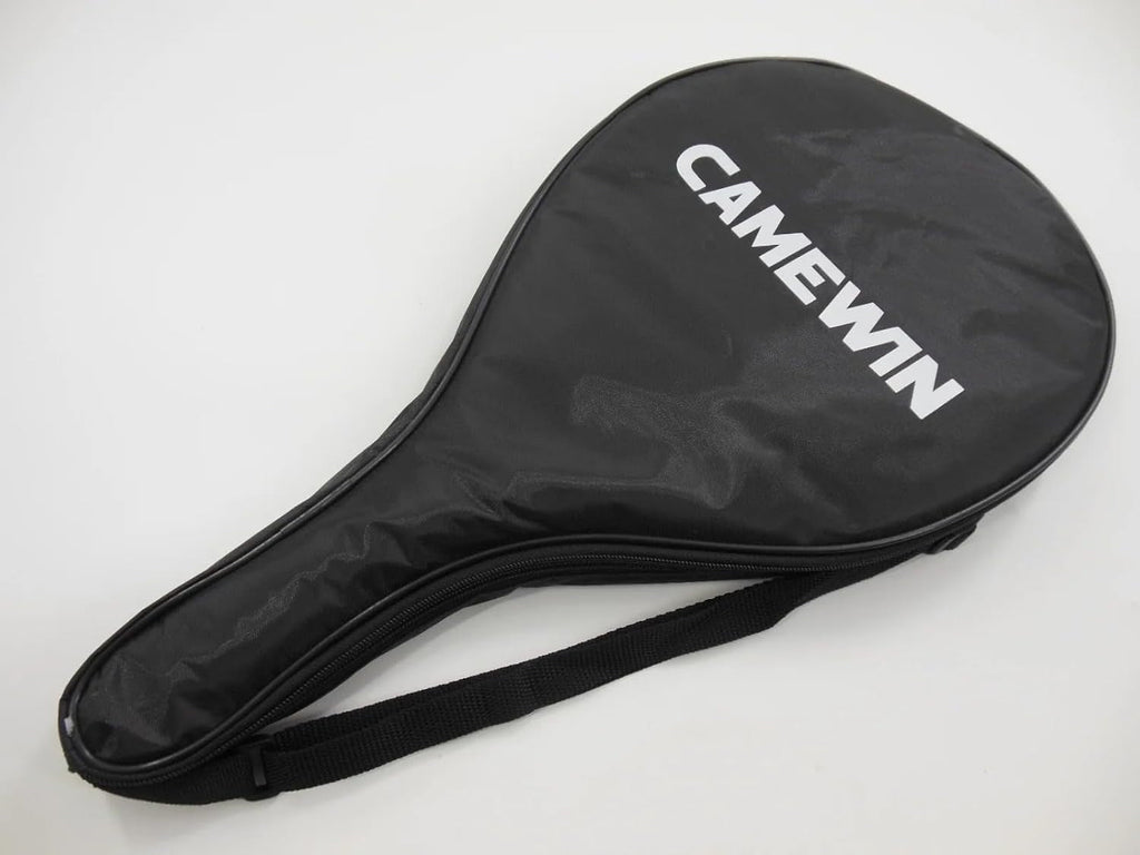 Raquette de Paddle Tennis en Fibre de Carbone pour Hommes avec Poignée et Sac