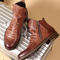 Bottes Zippées à la Mode pour Hommes pour Toutes les Saisons