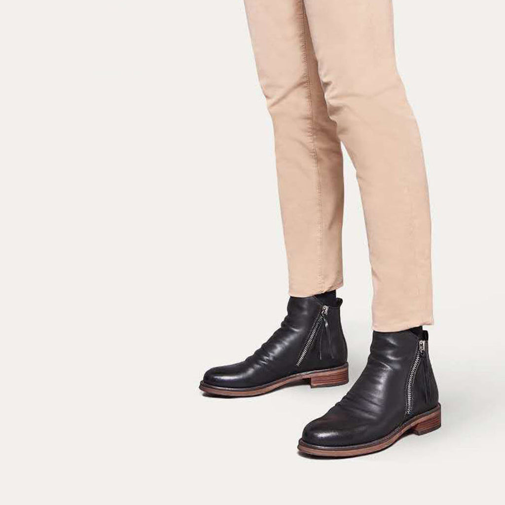 Bottes Zippées à la Mode pour Hommes pour Toutes les Saisons