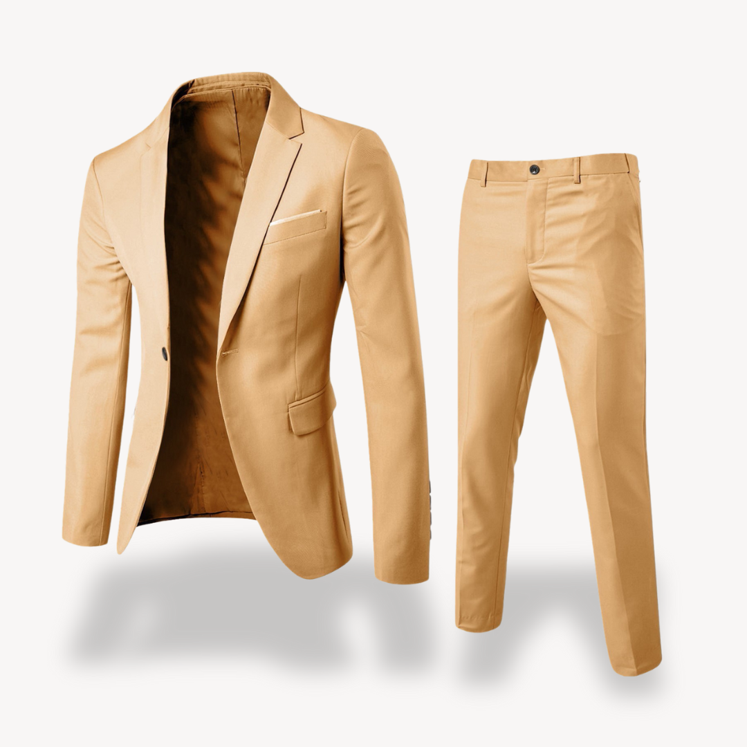 Ensemble Formelle pour Hommes en Deux Pièces avec Blazer et Pantalon