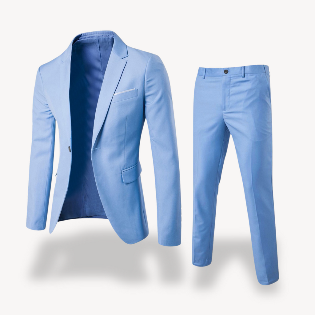 Ensemble Formelle pour Hommes en Deux Pièces avec Blazer et Pantalon