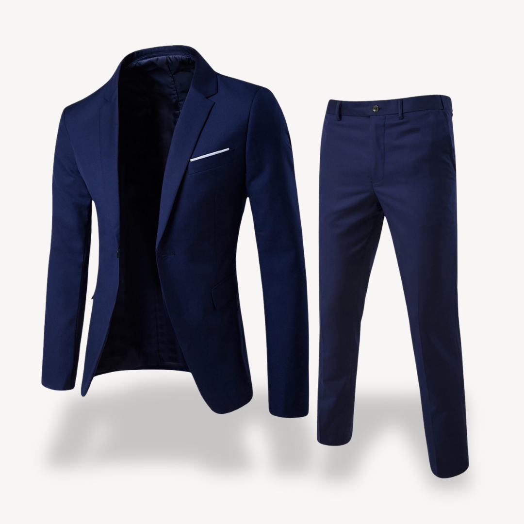 Ensemble Formelle pour Hommes en Deux Pièces avec Blazer et Pantalon