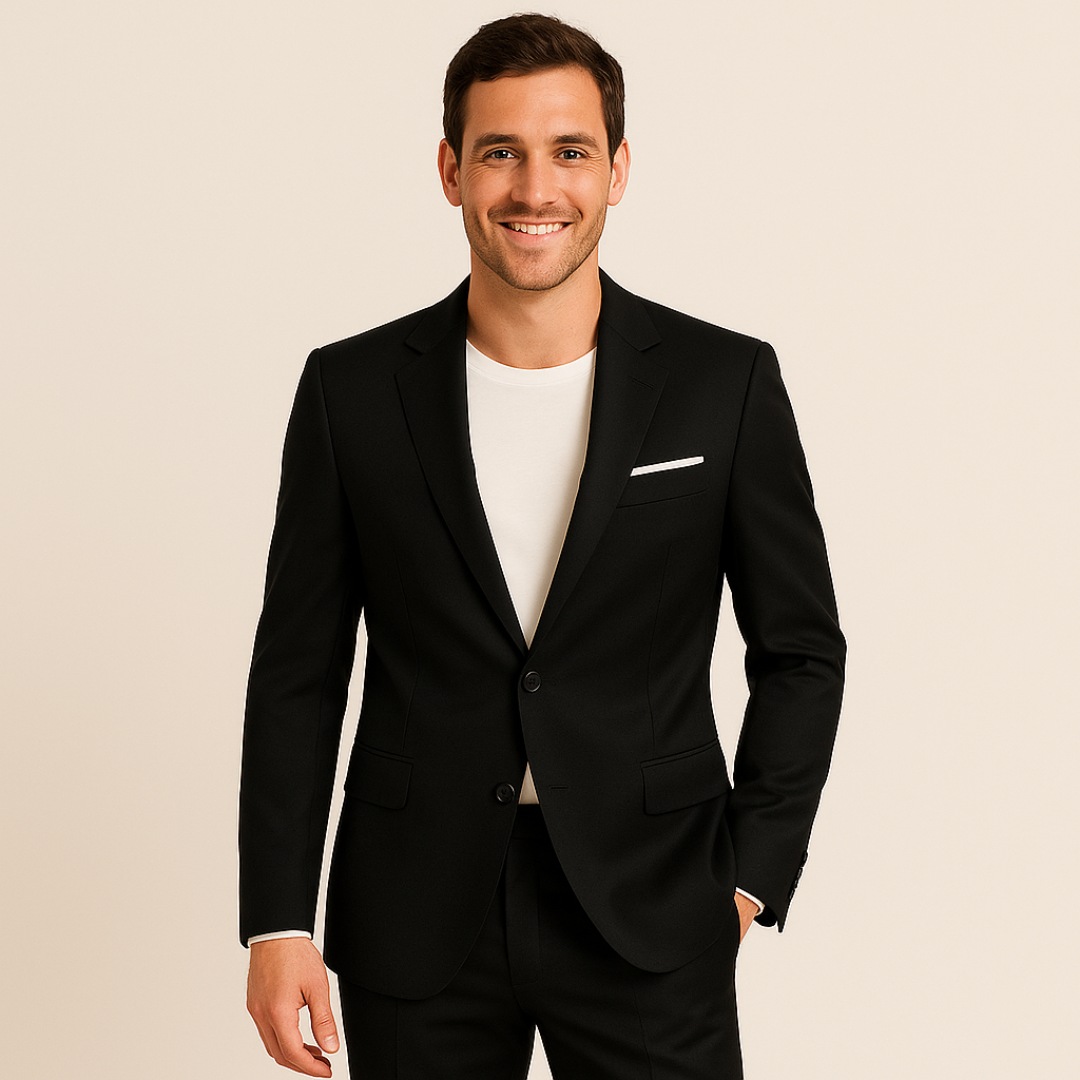 Ensemble Formelle pour Hommes en Deux Pièces avec Blazer et Pantalon