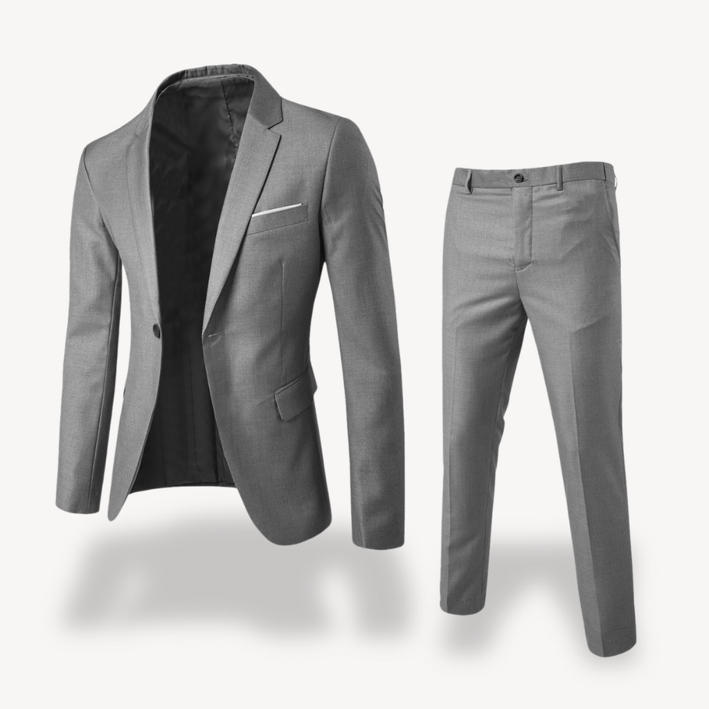 Ensemble Formelle pour Hommes en Deux Pièces avec Blazer et Pantalon