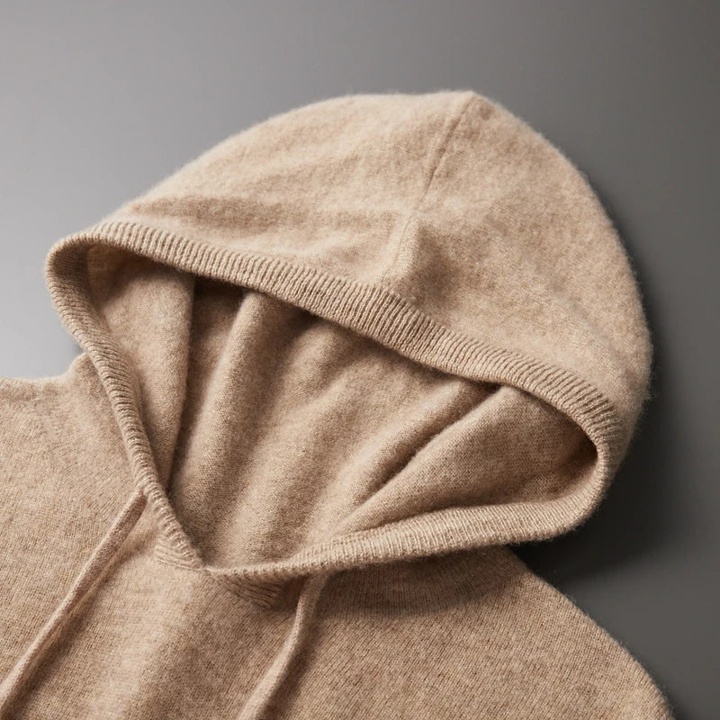 Sweat à capuche de luxe pour hommes avec capuche ajustable