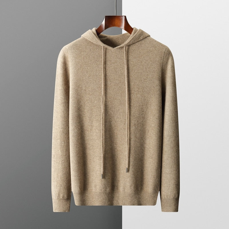 Sweat à capuche de luxe pour hommes avec capuche ajustable