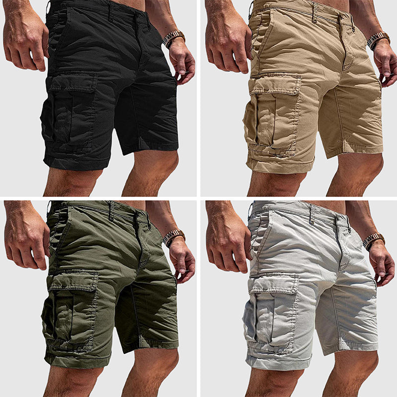 Shorts cargo pour hommes avec poches utilitaires