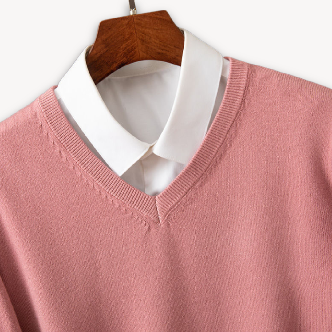 Pull V pour Homme - Coupe Slim et Confort Doux