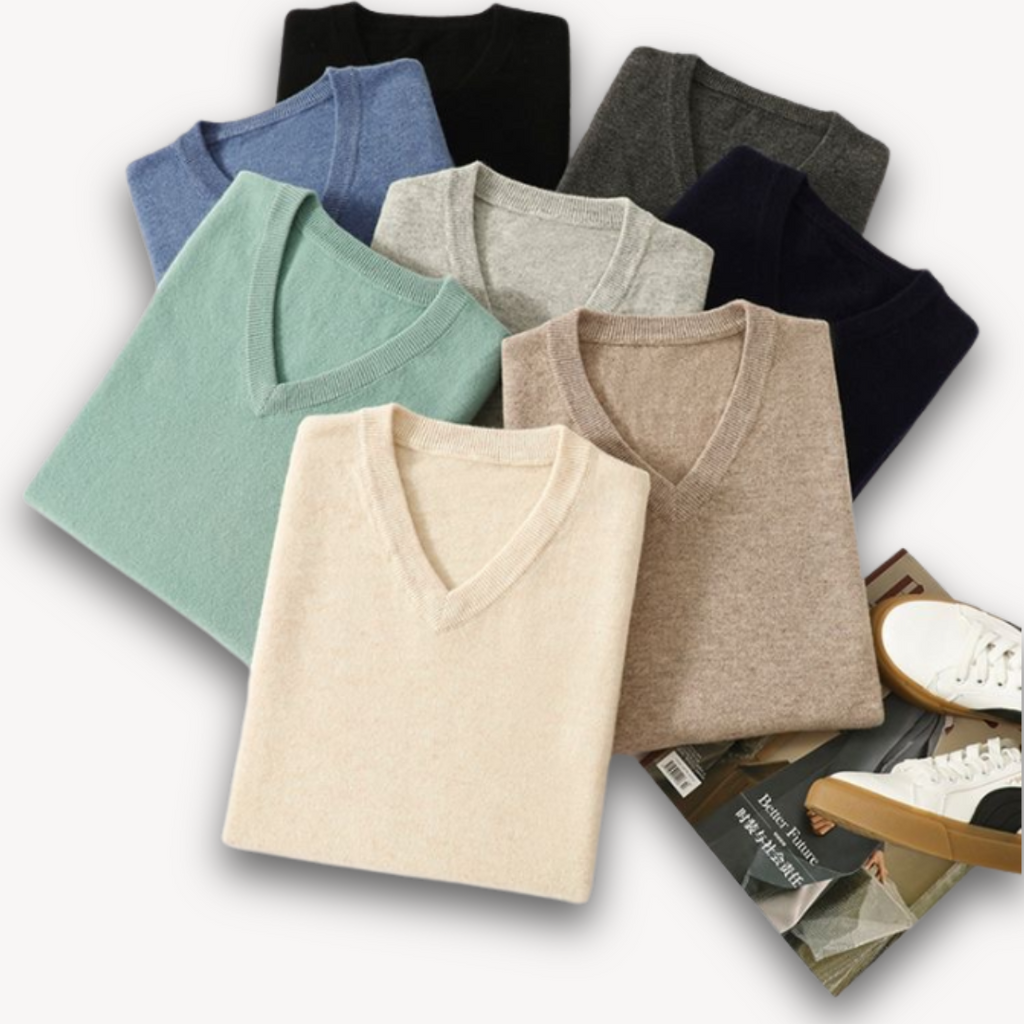 Pull V pour Homme - Coupe Slim et Confort Doux
