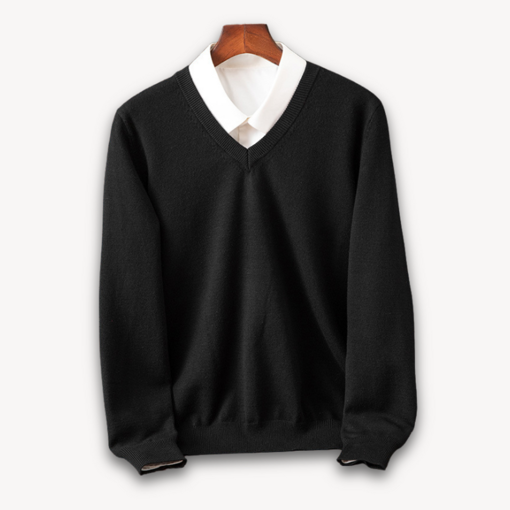 Pull V pour Homme - Coupe Slim et Confort Doux