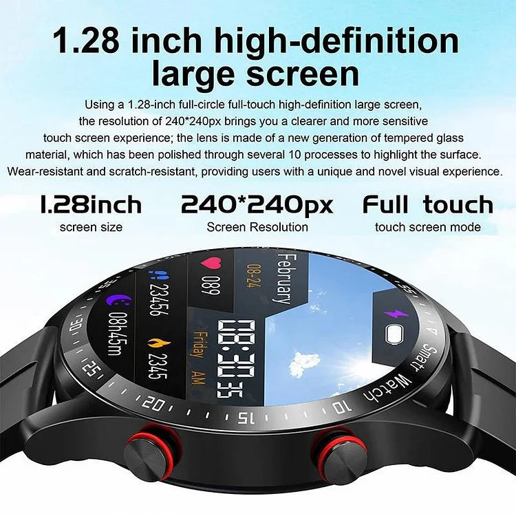 Montre Connectée pour Hommes avec Suivi de la Santé