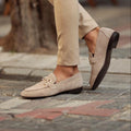 Mocassins pour Hommes avec Détail en Bit