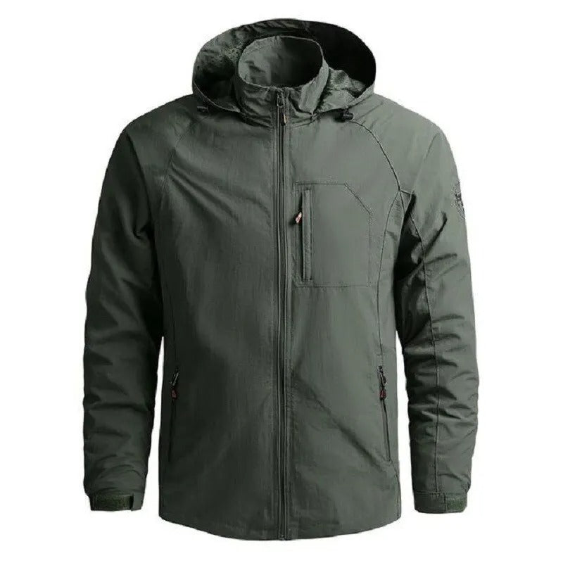 Veste Cargo d'Été Imperméable et Respirante pour Hommes