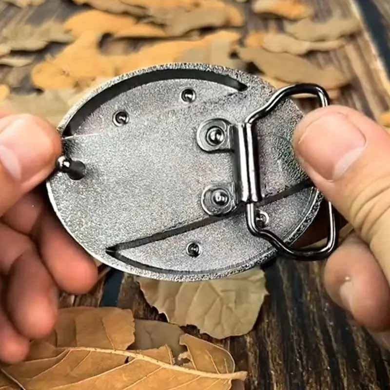 Boucle de ceinture en métal ovale Cowboys | BowLift