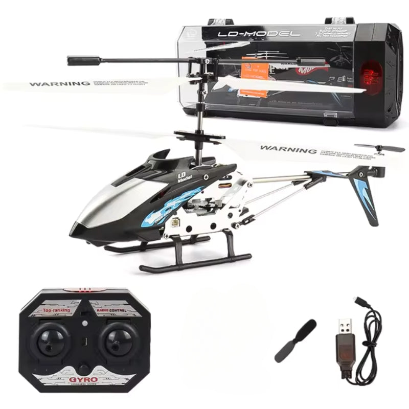Hélicoptère Mini RC Unisexe avec Gyro - Résistant aux Chocs & Stable
