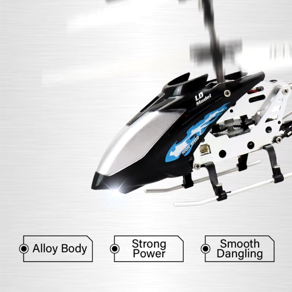 Hélicoptère Mini RC Unisexe avec Gyro - Résistant aux Chocs & Stable