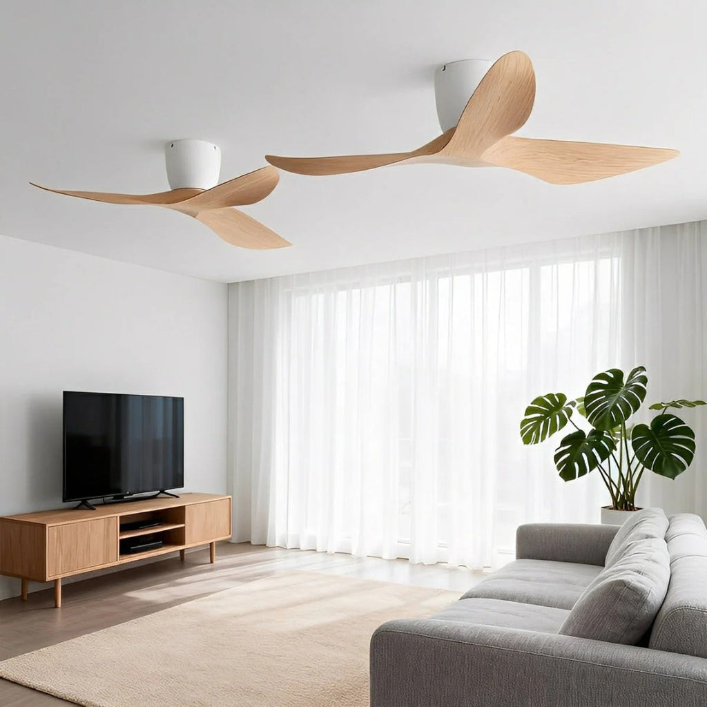 Nelvarn – Ventilateur de Plafond Minimaliste avec Lames