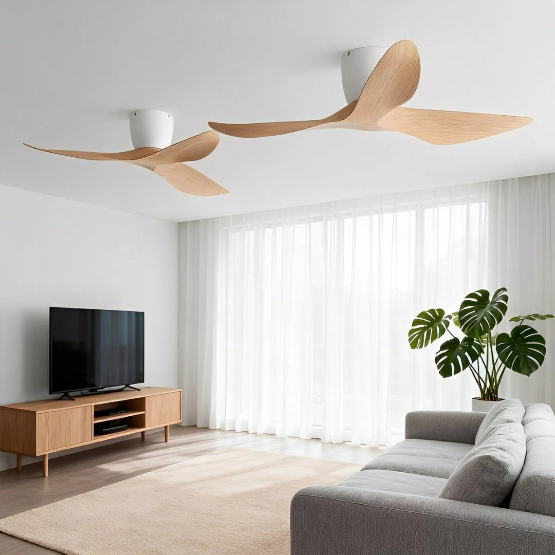 Nelvarn – Ventilateur de Plafond Minimaliste avec Lames