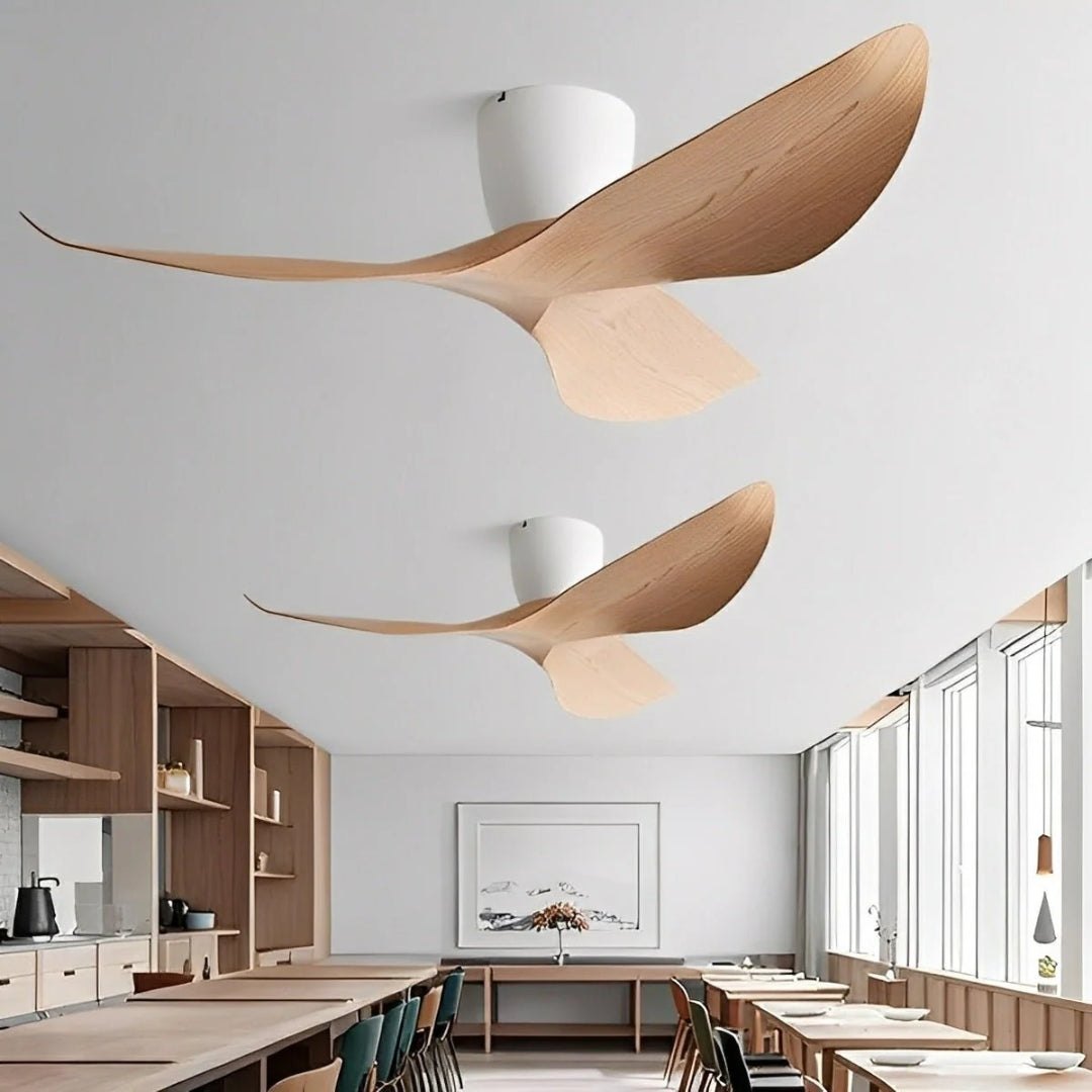 Nelvarn – Ventilateur de Plafond Minimaliste avec Lames