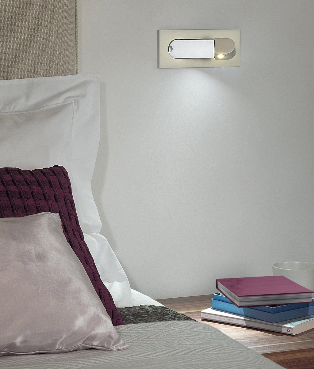 Lampe de lecture LED moderne réglable de chevet - Finitions variées