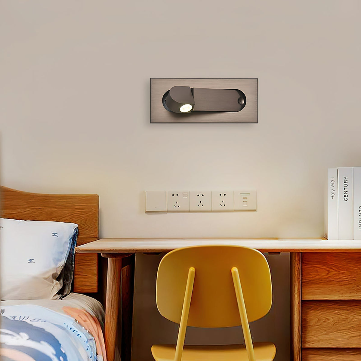 Lampe de lecture LED moderne réglable de chevet - Finitions variées