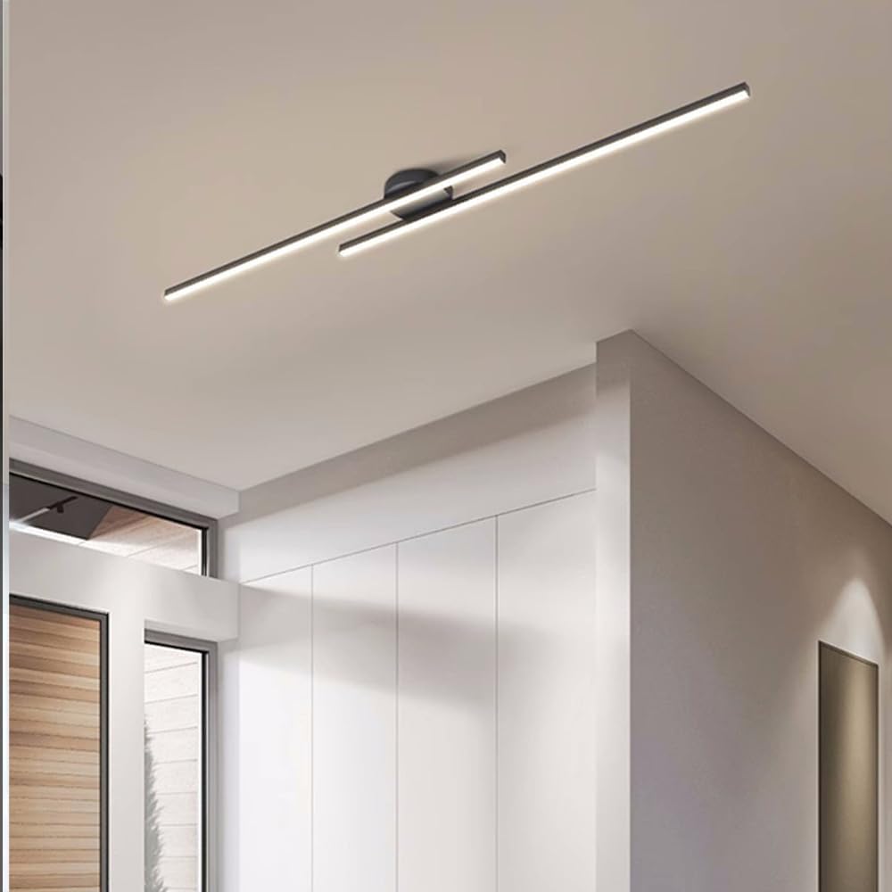 Luminaires LED de plafond semi-encastré en aluminium moderne