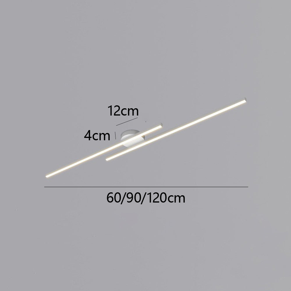 Luminaires LED de plafond semi-encastré en aluminium moderne
