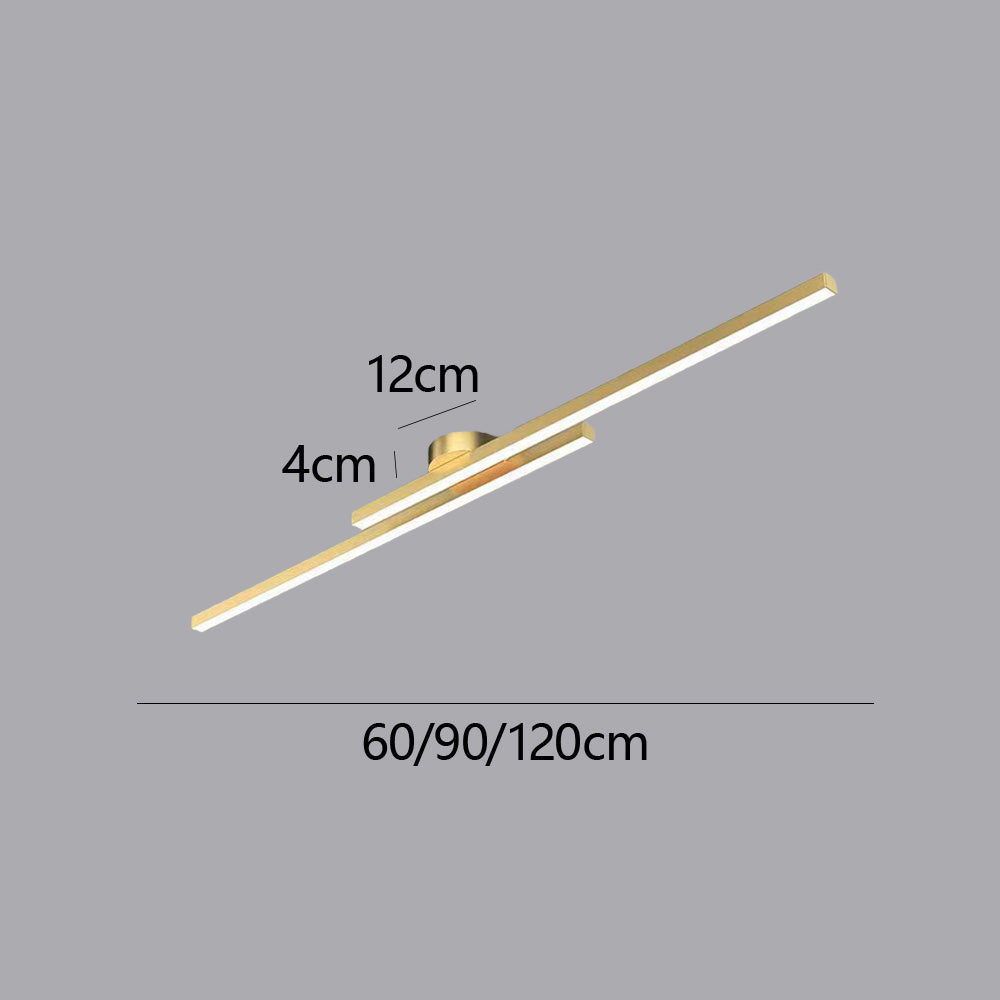 Luminaires LED de plafond semi-encastré en aluminium moderne