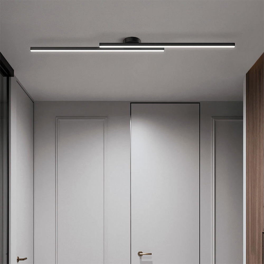 Luminaires LED de plafond semi-encastré en aluminium moderne