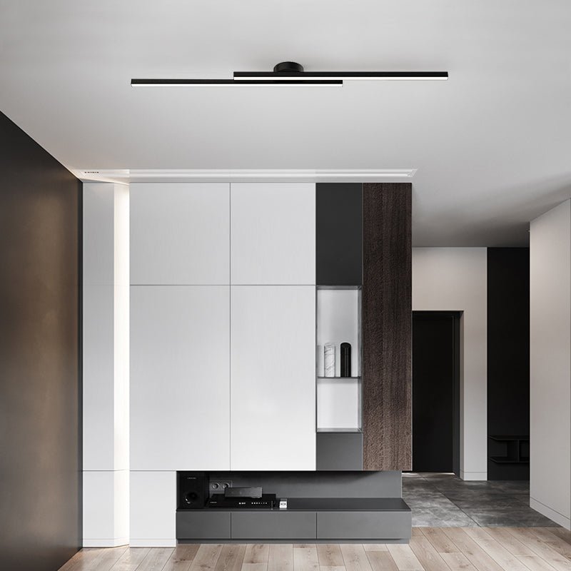 Luminaires LED de plafond semi-encastré en aluminium moderne
