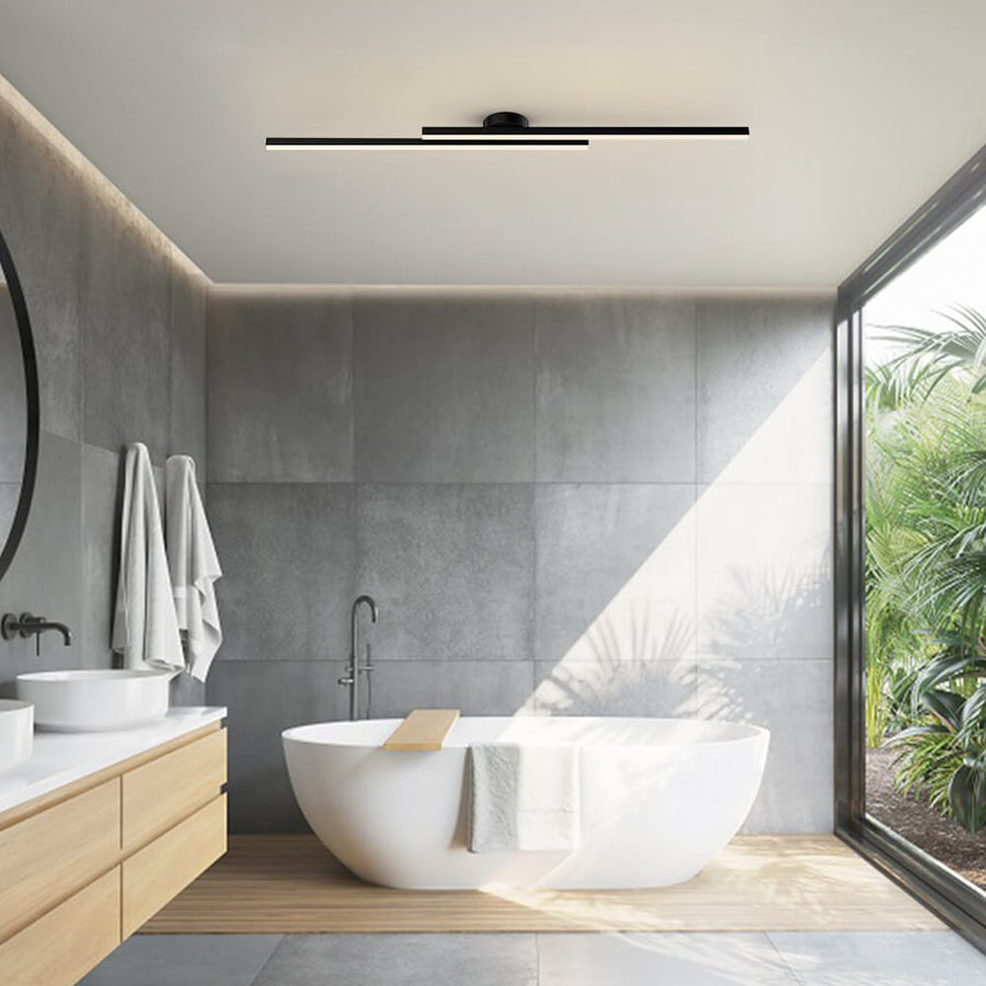 Luminaires LED de plafond semi-encastré en aluminium moderne
