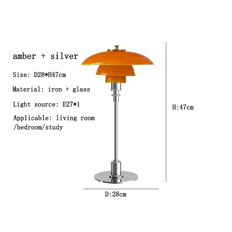Lampe de Table LED au Design Danois Moderne - Lueur Ambiante Chaude