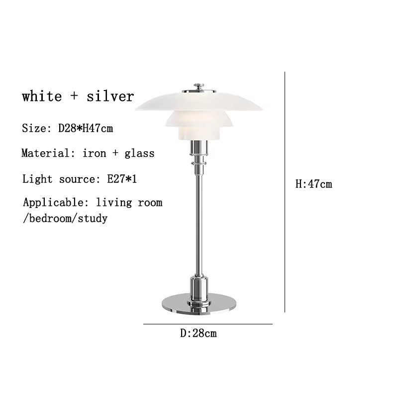 Lampe de Table LED au Design Danois Moderne - Lueur Ambiante Chaude