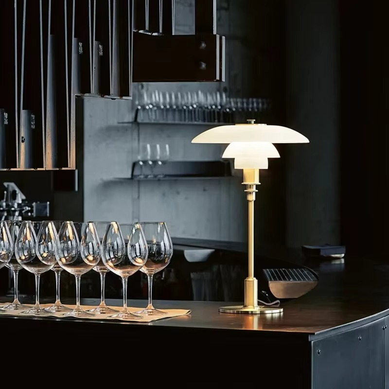 Lampe de Table LED au Design Danois Moderne - Lueur Ambiante Chaude