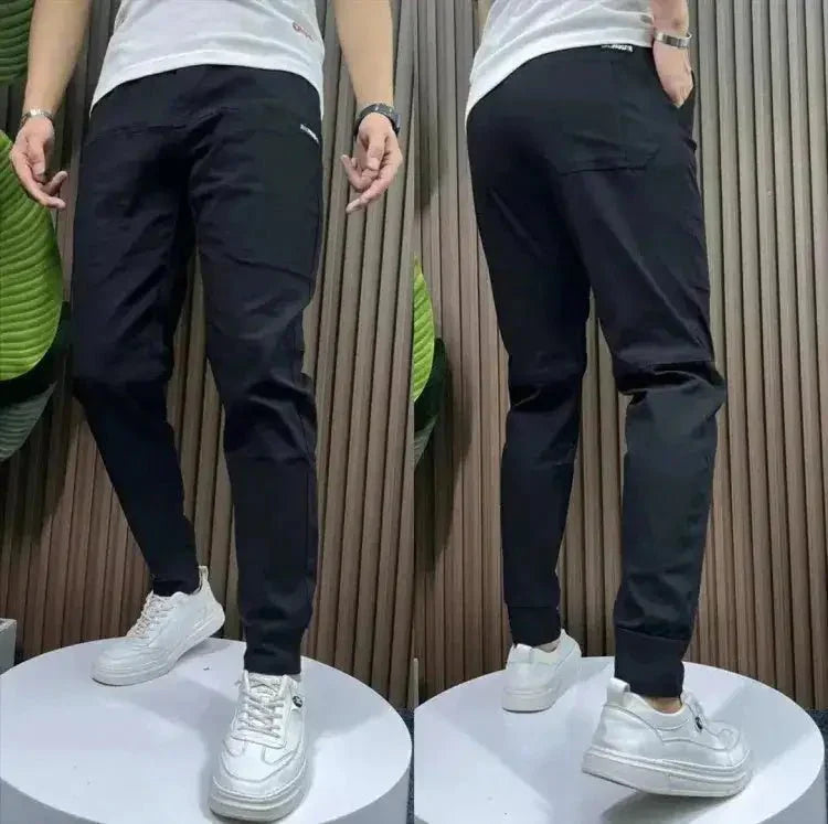 Pantalons décontractés à poches multiples