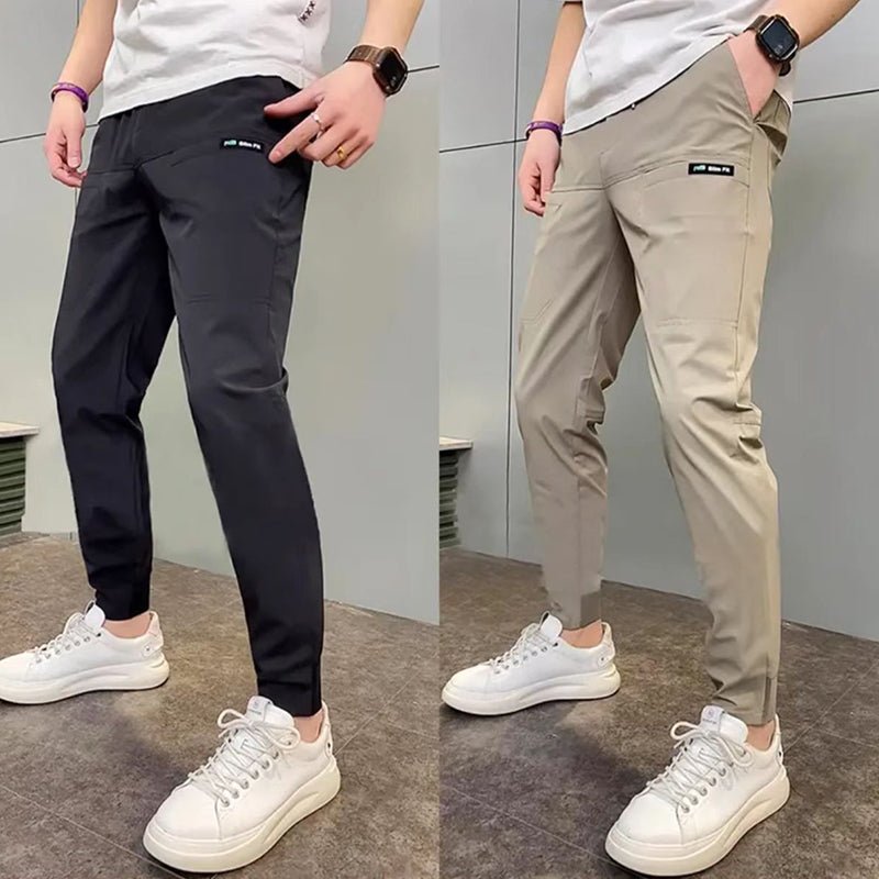 Pantalons décontractés à poches multiples