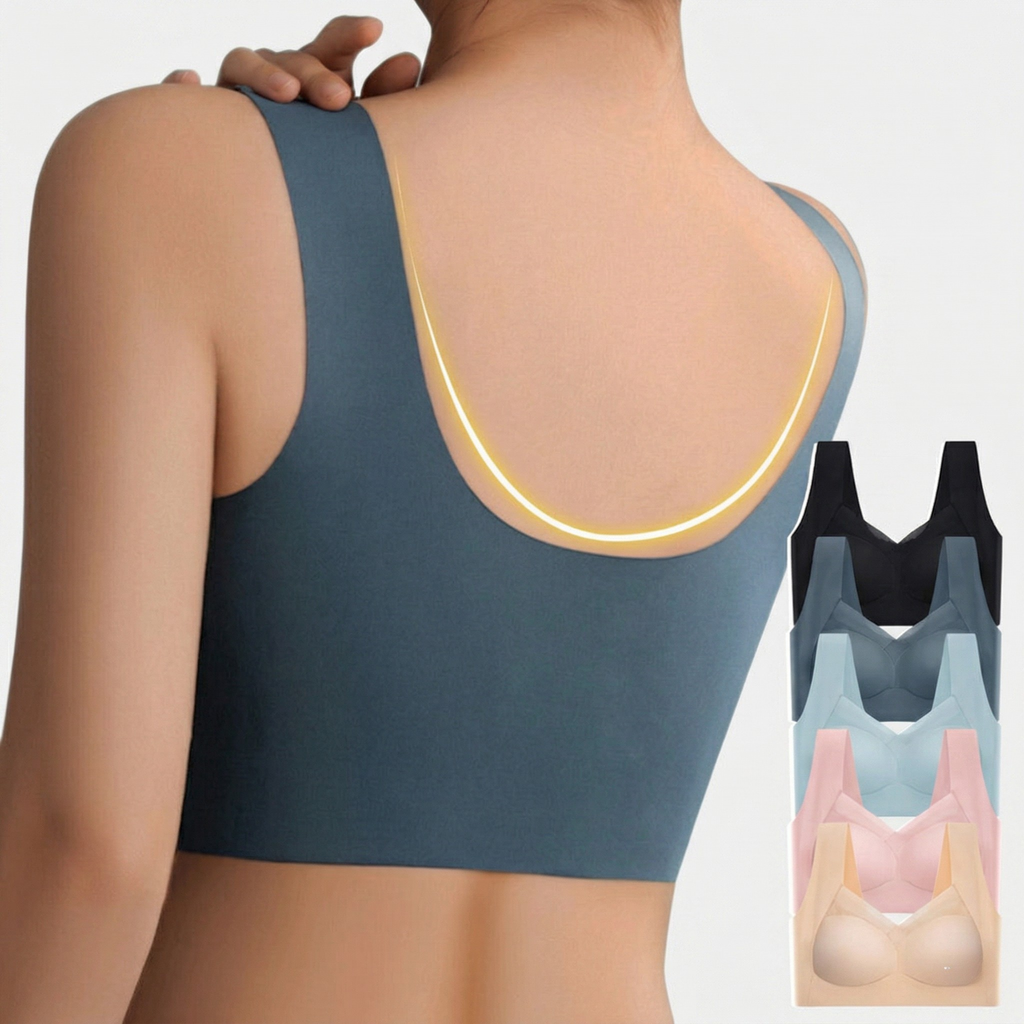 Soutien-Gorge Femme Sans Couture Push-Up et Confort