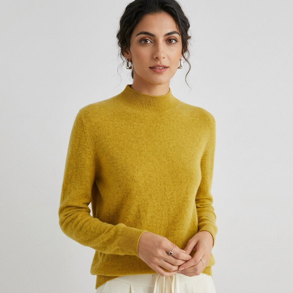 Pull Femme en Maille Douce Élégant Chaud